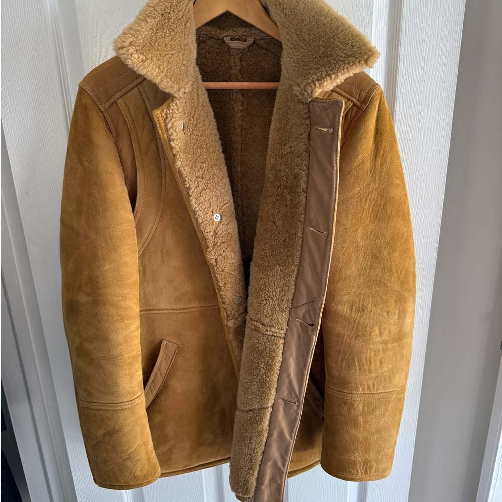 Men's Suede Shearling Jacket